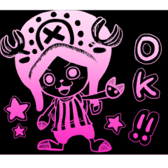 ONE PIECE チョッパーのグラデスタンプ