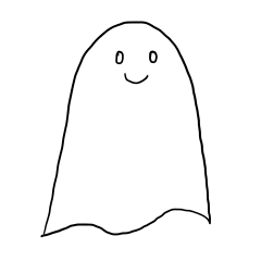 白いおばけちゃん