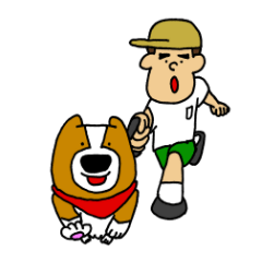 犬と男と時々おじいさん