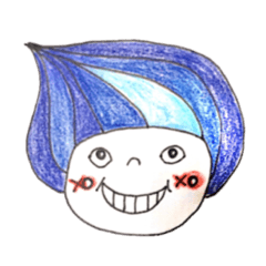 青い髪のスイちゃん