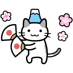 動く♪お正月ねこさん