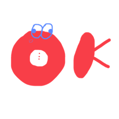 ooooops スタンプ