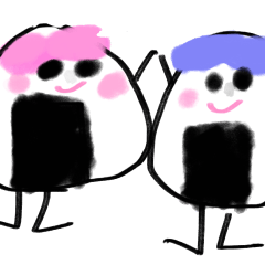 仲良しおにぎり