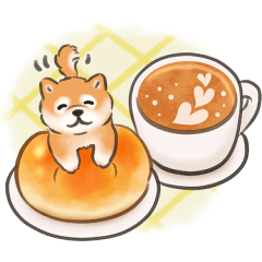 毎日☆柴犬のスタンプ