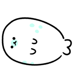 シンプル あざらし 文字なし