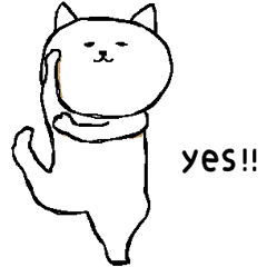 Lie down cat No.2 (English version)