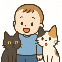 み南のほっこりベビーニャンスタンプ