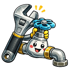 水道屋さんの現場スタンプ