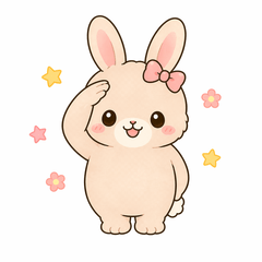 ぷちうさぎちゃんスタンプ