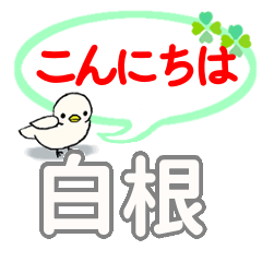 日常会話 白根「しらね」さん専用。