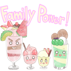 パフェ家族の日常