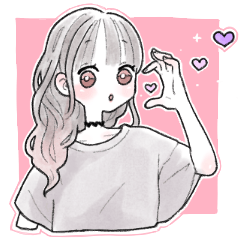 毎日使える❤️ふんわりスタンプ