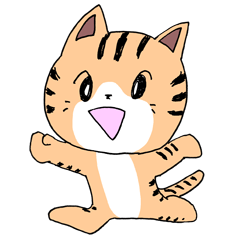 元気な子ネコのにゃんたろう