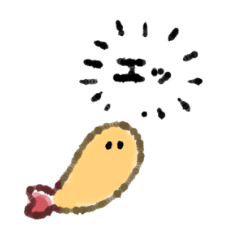 えびふらいのスタンプ