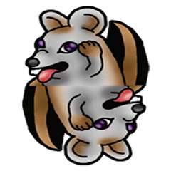 リスねずみの行動