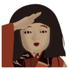 恐怖スタンプ　お菊人形編　第3弾