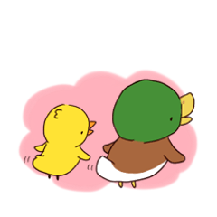 かもさんとひよこさん