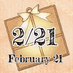 2月21日記念日BIGスタンプ