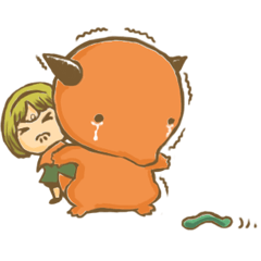 どんちゃんとゆうちゃんスタンプ