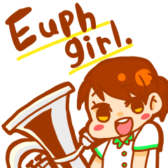 ユーフォ女子スタンプ