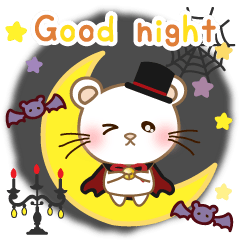 ぱんにゃの動く！ハロウィンスタンプ