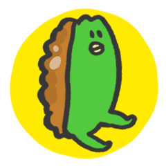 ピーマンの肉詰め星人