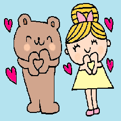 かわいい日常会話ビックスタンプ10