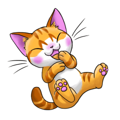 にっこりにゃんこスタンプ