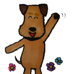 エアデールテリアのピッピ