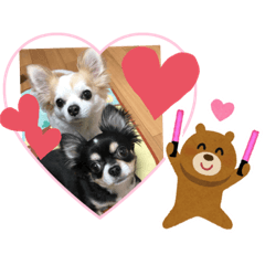 ミミとルイくんのスタンプ2