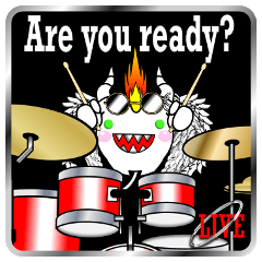 ドラマー・ジャックの日常スタンプ