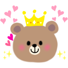 くまぷー♡毎日スタンプ