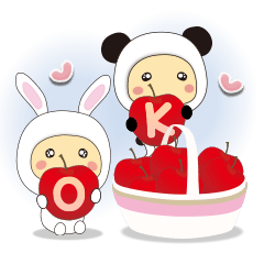 きぐるみ団♡飛び出す秋スタンプ♪