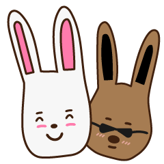 世界に羽ばたくうさぎ2 文字シリーズ