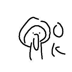 手が込んでないスタンプ