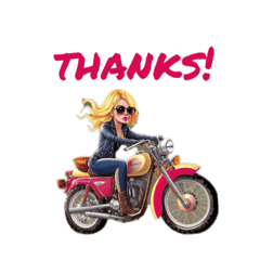 おしゃれなバイクスタンプ英語2