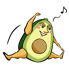 みんなで健康アボカドくん！