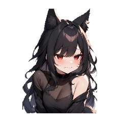 人間に化けて過ごす狐娘と[Clover]の友達