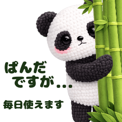 ぱんだですが…毎日使えます