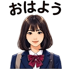 女子高生の元気な日常のセリフ