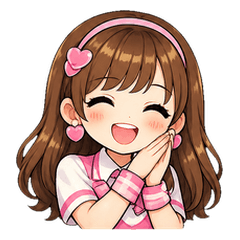 お仕事アイドルちゃん 敬語スタンプ