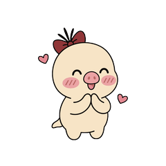 Pacha Pig: Cozy Daily Stickers