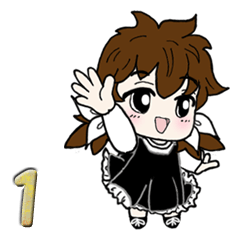 【大きめ文字】女の子 Vol.1