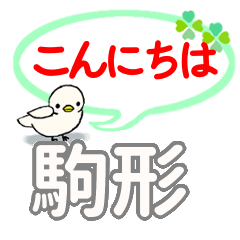 日常会話 駒形「こまがた」さん専用。