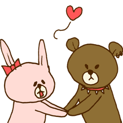 バンドくまとファンうさぎ