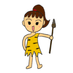 原始人ガール　うほ子ちゃん