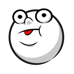 表情豊かな顔文字スタンプ