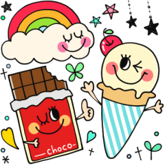 大人かわいい♥ビビッドスタンプ ６