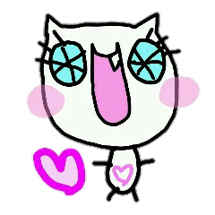 可愛いキバにゃんこ