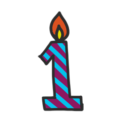 バースデーキャンドル